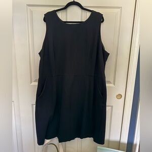 Lands’ End Sleeveless Ponte Sheath Dress Plus Size 26W